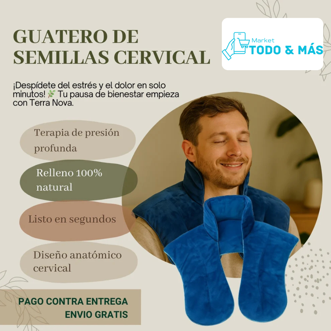 🌿 Guatero de Semillas para Cuello y Hombros 🔥
