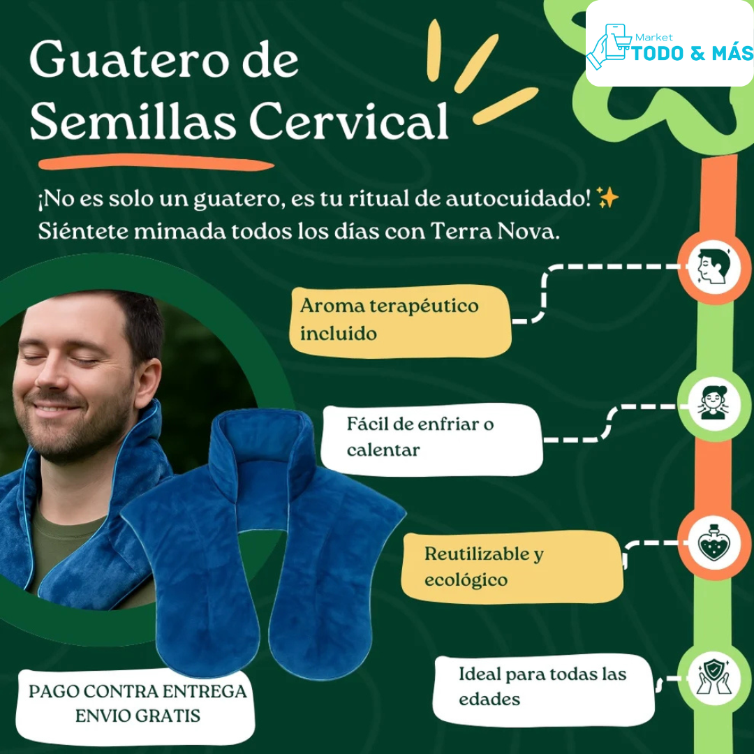 🌿 Guatero de Semillas para Cuello y Hombros 🔥