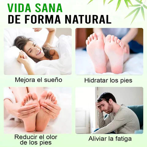 👣🌿100 Parches para pies Kinoki - Alivia Dolores y Desintoxica (100 parches) 🌿👣