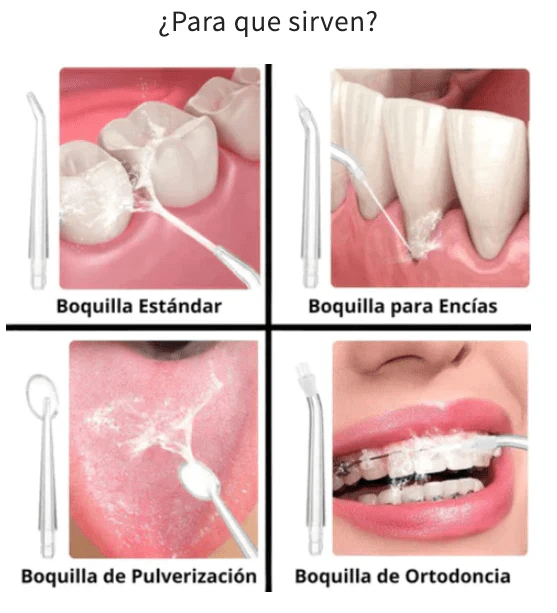 LIMPIADOR IRRIGADOR DENTAL PORTÁTIL - AquaSmile