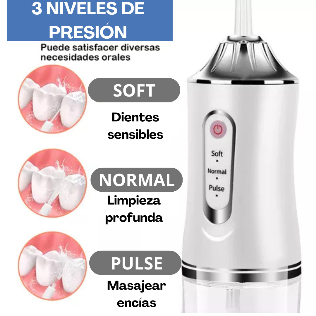 LIMPIADOR IRRIGADOR DENTAL PORTÁTIL - AquaSmile