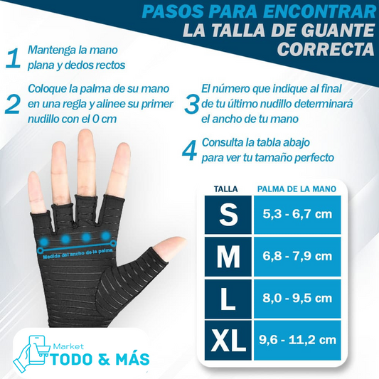 🛡️🧤Par de Guantes de Compresión Suave de Cobre ArtrixCompression™🧤🛡️¡Los más vendidos de Chile!