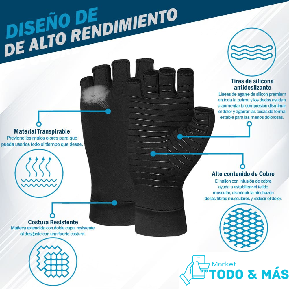 🛡️🧤Par de Guantes de Compresión Suave de Cobre ArtrixCompression™🧤🛡️¡Los más vendidos de Chile!