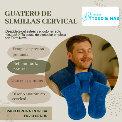 🌿 Guatero de Semillas para Cuello y Hombros 🔥