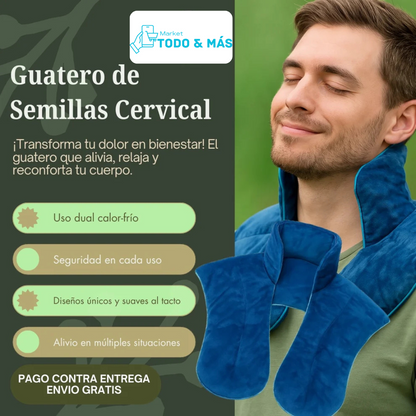 🌿 Guatero de Semillas para Cuello y Hombros 🔥